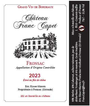 Franc Capet Fronsac 2023